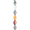 12 Pack: Multicolor Glass Diamond Beads, 10mm by Bead Landing™